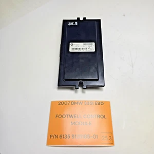 07-10 BMW E90 E92 328i 335i FOOTWELL CONTROL MODULE LEAR 6135 9128185-01 OEM - Picture 1 of 10