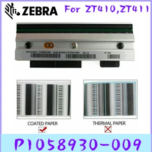 P1058930-009 New Printhead for Zebra ZT410 Coated Barcode Printer 203dpi - Picture 1 of 13
