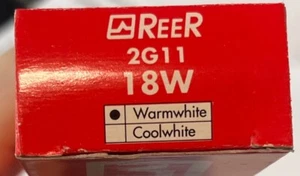 lampadina DULUX L 18W/830 2G11 4 pin 18W 3000°K FLUORESCENTE REER - Foto 1 di 1