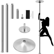 Stripper Dancing Pole Spinning & Static Mode 45mm for Home Portable Removable