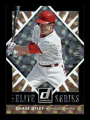 Donruss #8 Chase Utley The Elite Series Philadelphia Phillies SP/999 2015 Foto 1 de 2