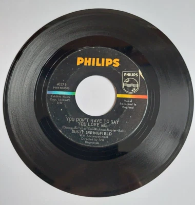 Dusty Springfield - You Don't Have To Say You Love Me  / Little By Little  EX - Image 1 of 2