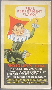 WRIGLEY’S GUM AD CARD w MAP OF CENTURY OF PROGRESS 1933-34 EXPOSITION ~ CHICAGO IL - Bild 1 von 3