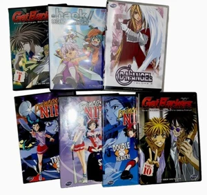 Vtg Anime DVD Lot, Get Backers, Princess Nine, hack D•N• ANGEL Rare HTF OOP - Picture 1 of 22