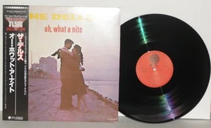 DELLS Oh What A Nite Japanese LP VG+ 1978 Overseas Vinyl ULS6030V Obi  - Picture 1 of 4