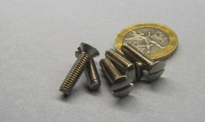 Oval Head  Metric Slotted Machine Screw 18-8 Stainless, M4 x 16 mm Length 100 pc - Picture 1 of 11