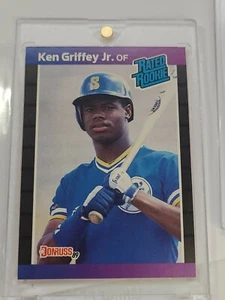 1989 Donruss Ken Griffey #33 Baseball Card error 2 Star Error *denotes* - Picture 1 of 8
