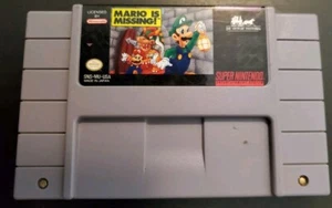 Mario Is Missing Super Nintendo Loose Cart - Authentic CLEAN! - Picture 1 of 2