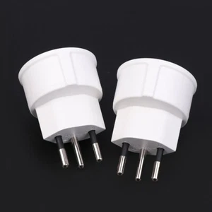 1 Piece EU DE Germany Socket 3 Pin Swiss Plugs Adaptor Embedded Swiss Converter - Afbeelding 1 van 14