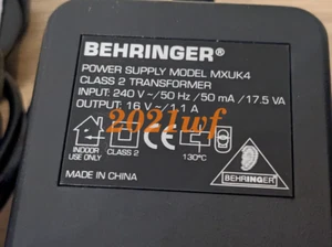 Behringer MXUK4 power supply adapter cable 16V for Xenyx 1002B MXB1002 PSU4-UK - Picture 1 of 4