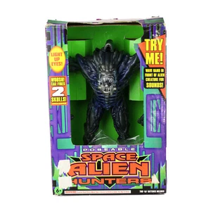 Vintage 1994 Trendmasters Space Alien Hunters Blue Alien Creature 100% Komplett - Bild 1 von 5