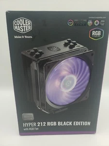 Cooler Master Hyper 212 RGB Black Edition 120mm Fan CPU Air Cooler - Afbeelding 1 van 5