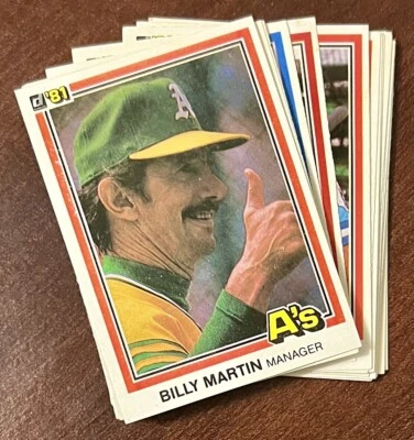 1981 Donruss Baseball Choose Your Card (#'s 478-600) - Image 1 of 4