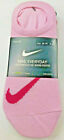 NIKE Everyday Lightweight No Show Footie /Youth 5Y-7Y 3 Pack/Pink/White/Hot Pink