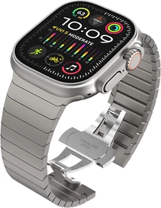 Apple Watch Band Stainless Steel Metal Strap Iwatch Ultra SE 9 8 7 6 5 4 3 2 1 - Picture 1 of 18