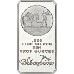 10 oz SilverTowne Prospector Silver Bar (New) - Picture 1 of 2