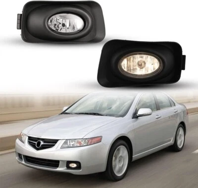 Luces antiniebla parachoques luces de conducción lente transparente izquierda+derecha para Acura TSX 2004-2005  Foto 1 de 4
