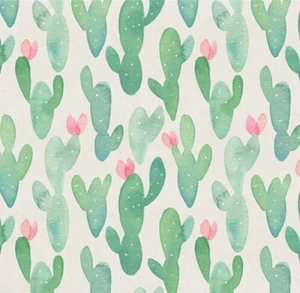 Cactus Peel and Stick Wallpaper Removable Vinyl Self Adhesive Decor 2m - Picture 1 of 10
