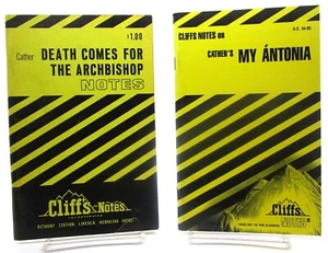 CLIFFS Notes Set: My Antonia and Death Comes for the Archbishop - Picture 1 of 1