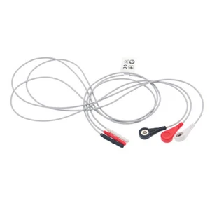 3-lead ECG Leadwire snap Holter Recorder ECG patient cable quality High - Picture 1 of 7
