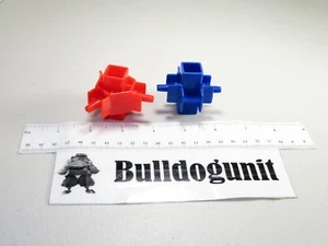Learning Resources Dizzy Fun Land Gears 2 Red Blue Parts Replacement Only - Picture 1 of 2