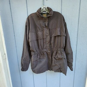 Women BLACK Waterproof Jacket Coat Large Golf Sunderland Scotland Ladies 14 16 L - Picture 1 of 8