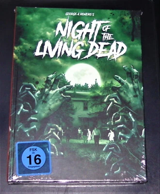 NIGHT OF THE LIVING DEAD LIMITIERTES NUMMERIERTES MEDIABOOK BLU RAY + DVD NEU - Bild 1 von 4