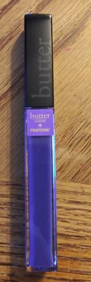 Brillo de labios Butter London + Pantone "Ultra Violet" de felpa Rush nuevo en caja Foto 1 de 4