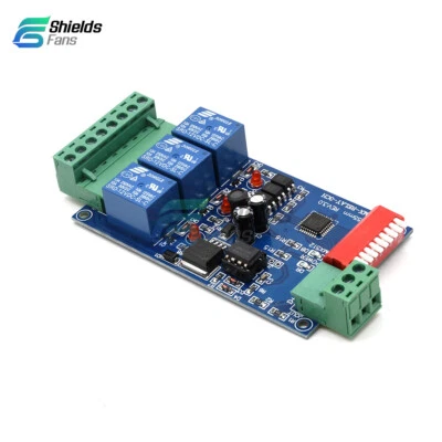 3 CH 5A 12V DMX512 Controller Relay Switch Kit DIY Converter Dimmer Relay Encode - Image 1 of 4