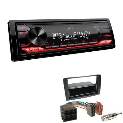 JVC KD-X282DBT Auto Radio Bluetooth DAB+ USB für Fiat Idea 2003-2011 schwarz - Bild 1 von 4