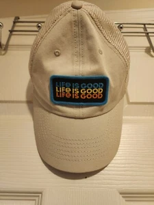 Gorra trasera Life is Good A Soft Mesh talla única espalda ajustable - Imagen 1 de 6