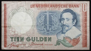 Niederlande 10 Gulden 1953 P-85 (M1003) - BA-K - Bild 1 von 2