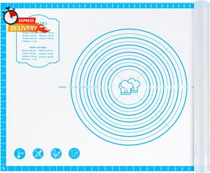 Silicone Baking Pastry Mat,36" X 24" Large Non Stick Sheet Mat with Measurement, - Picture 1 of 12