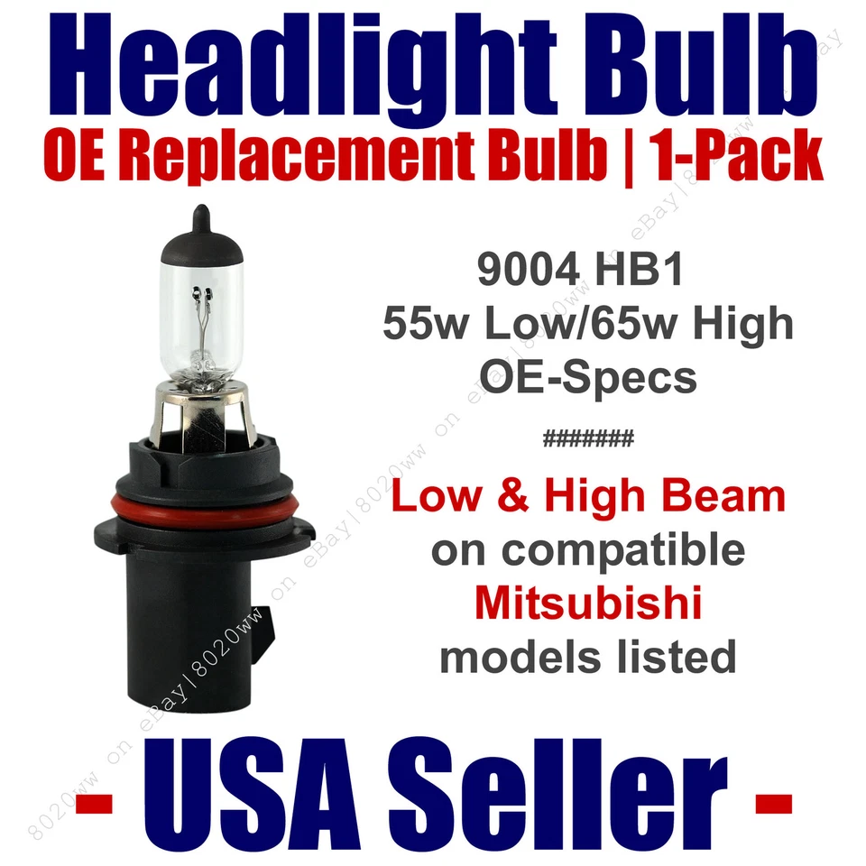 Bombilla de faro alta/baja OE de repuesto para modelos Mitsubishi enumerados - 9004 Foto 1 de 1