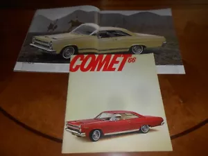 1966 MERCURY COMET BROCHURE HUGE 32 p. 11x11 PRESTIGE CATALOG CYCLONE CALIENTE + - Picture 1 of 6