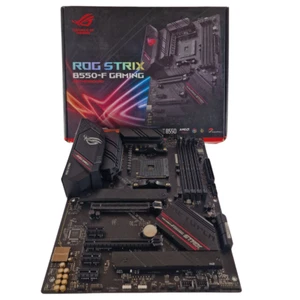 Scheda Madre ASUS ROG STRIX B550-F GAMING AM4 AMD Serie 3000 4000 5000 DDR4 - Afbeelding 1 van 10