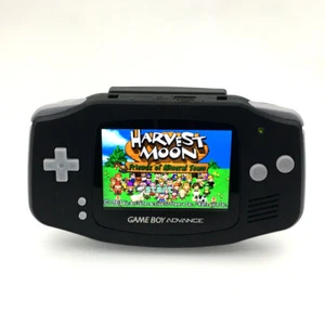 Black 10 Levels Brightness High Backlit V2 IPS LCD Game Boy Advance GBA Console - Picture 1 of 10