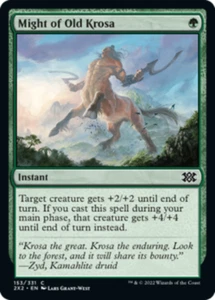 Might of Old Krosa - Foil x1 - Double Masters 2022 - Casi nuevo - Como nuevo, Inglés - Doble M - Imagen 1 de 1