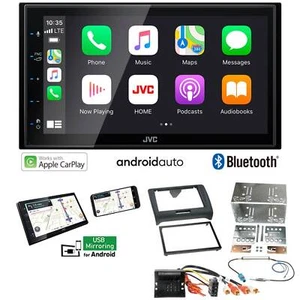 JVC KW-M560BT Radio Apple CarPlay Android für Audi TT 2006-2014 Vollaktiv Bose - Bild 1 von 8