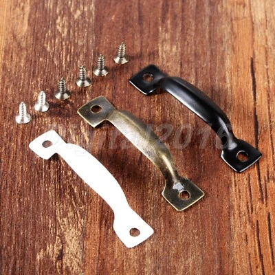 10pcs Antique Door Pull Handles Zinc Alloy Jewelry Wooden Box Furniture Knobs - Image 1 of 4