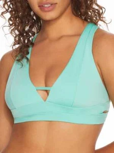 Becca SEA GLASS Color Code Strappy Halter Bikini Swim Top, US DD - Picture 1 of 1