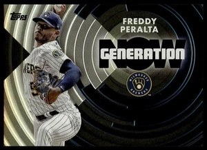 2022 Topps #GN-44 Freddy Peralta Generation Now Black #/299 - Picture 1 of 2