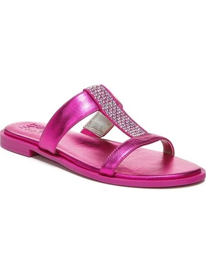 Sandalias NATURALIZER Mujer Rosa Farica Punta Redonda Sin Cordones Cuero Deslizables 8 W Foto 1 de 4