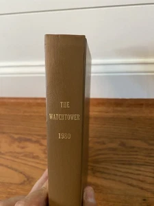 THE WATCHTOWER 1980, JANUARY-DECEMBER COMPLETE YEAR Bible Jehovah’s Witness Book - Picture 1 of 3