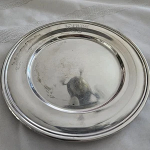 Vintage S.Kirk and Son #58 STERLING SILVER 6" Plate Art Deco 100 Gr - Picture 1 of 10