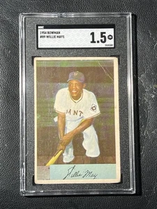 Willie Mays 1954 Bowman SGC 1.5 FR 89 - Bild 1 von 2