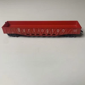 Vintage HO Scale Burlington Red Gondola Train Car Made in Slovenia NOS - Picture 1 of 9