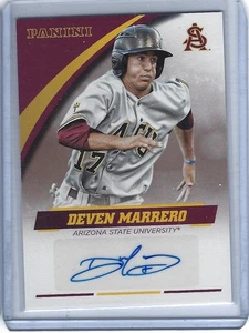 Panini Collegiate Arizona State Team 2015 Deven Marrero autógrafo automático radiocontrol  - Imagen 1 de 1