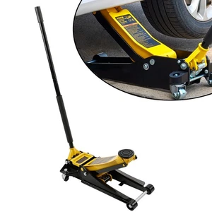 3 Ton Aluminum Steel Floor Jack With Dual Pistons Quick Lift Pump Lift Car Auto - Picture 1 of 13