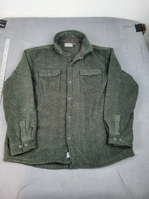 Rugged Element Jacket Mens XL Green Midweight Dual Chest Pocket Lumberjack - Image 1 of 4